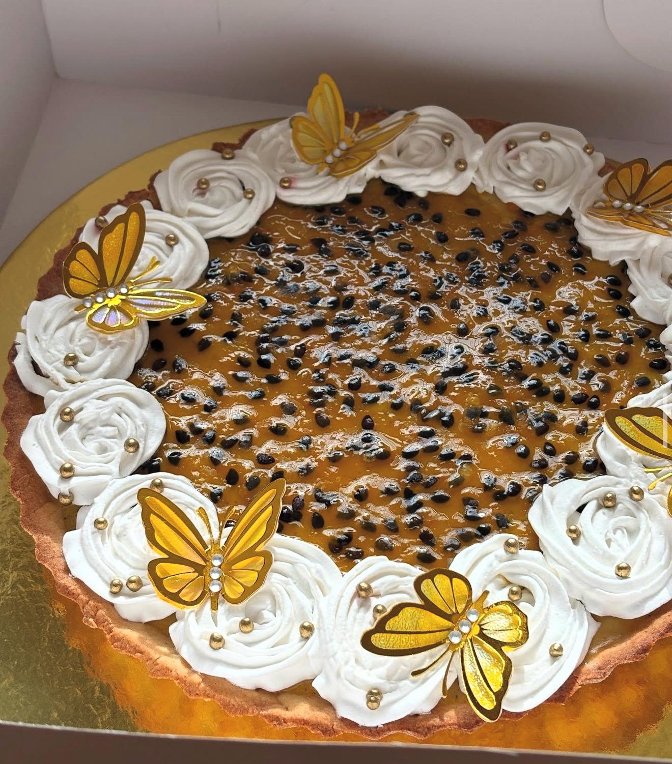 Mesa de postres elegante